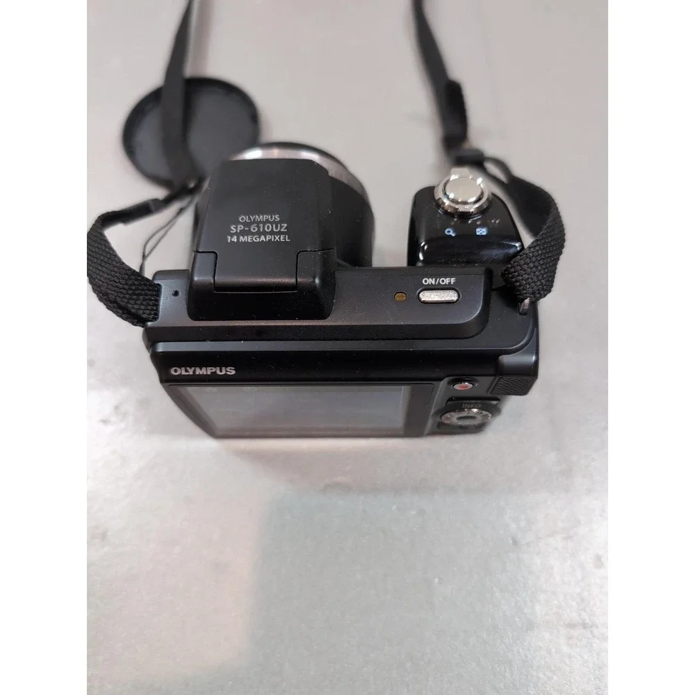 Olympus SP-610UZ 14MP Digital Camera 22x Optical Zoom Black Bundle HD Video